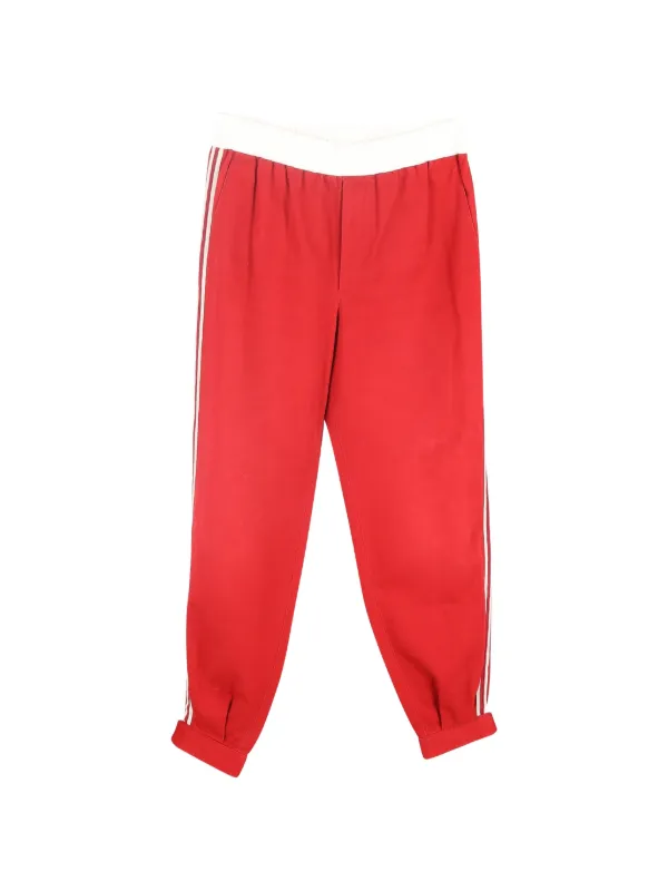 Gucci Pre-Owned Military Buckle Drill Trousers | Red | FARFETCH BH
