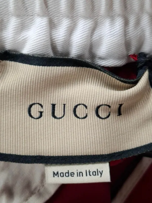 Gucci Pre-Owned Military Buckle Drill Trousers | Red | FARFETCH BH
