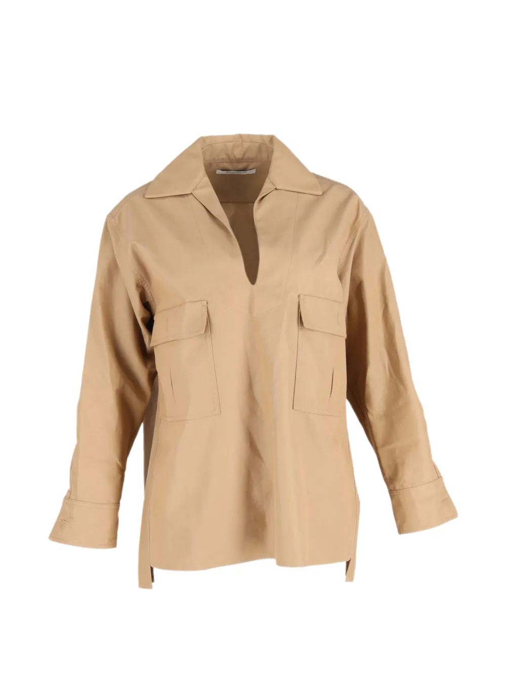 Max Mara chest-pocket shirt - Marrone
