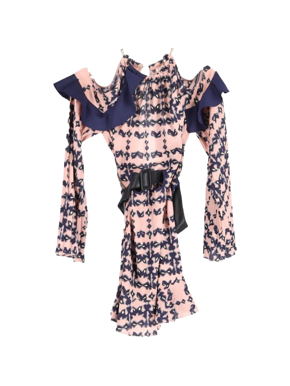 Self-Portrait belted mini dress - Rosa