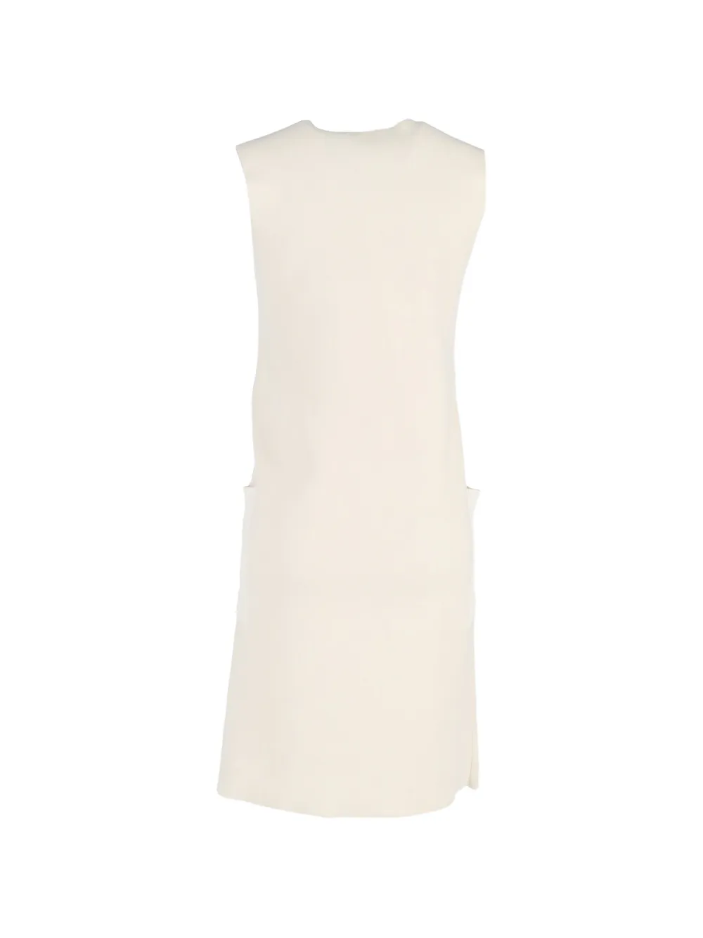 Celine Pre-Owned four-pocket sleeveless midi dress - Beige