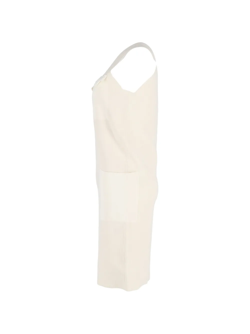 Four-Pocket Sleeveless Midi Dress