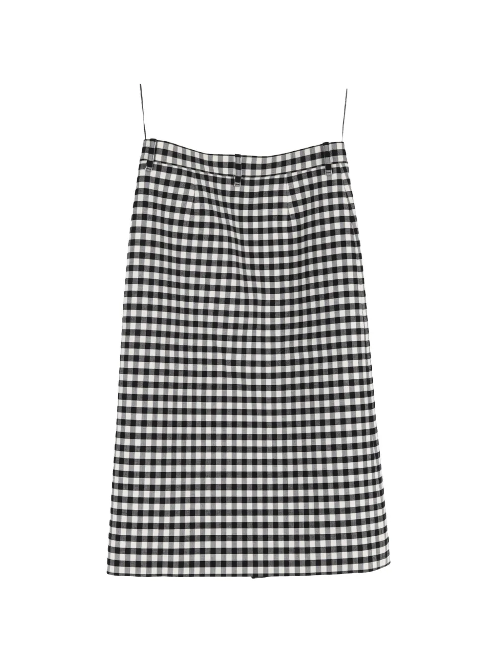 Balenciaga Pre-Owned button-up midi skirt - Wit