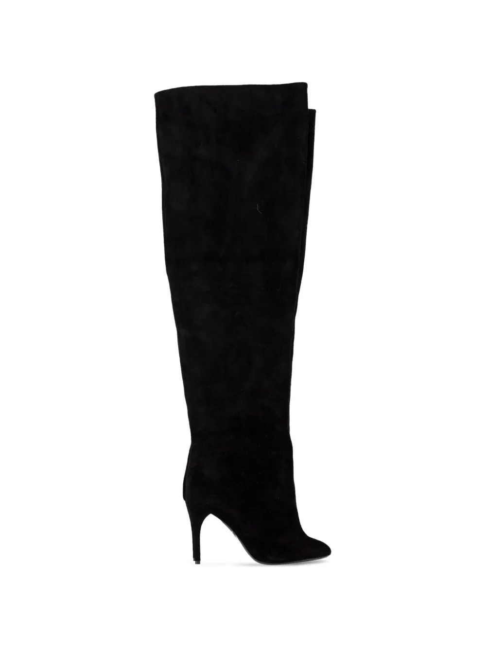 Alaïa Pre-Owned over-the-knee pointed-toe boots - Nero
