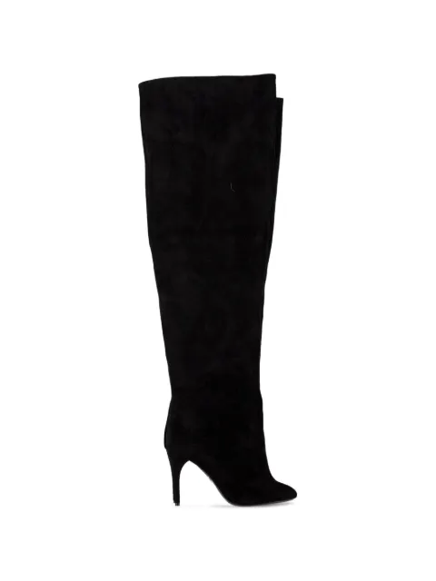 Alaïa Pre-Owned over-the-knee pointed-toe boots