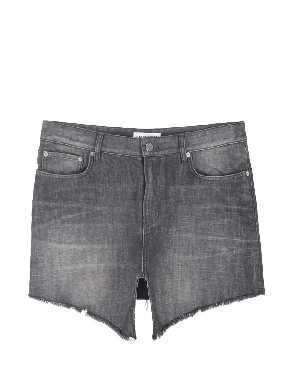 Balenciaga Pre-Owned front-slit mini skirt - Grigio