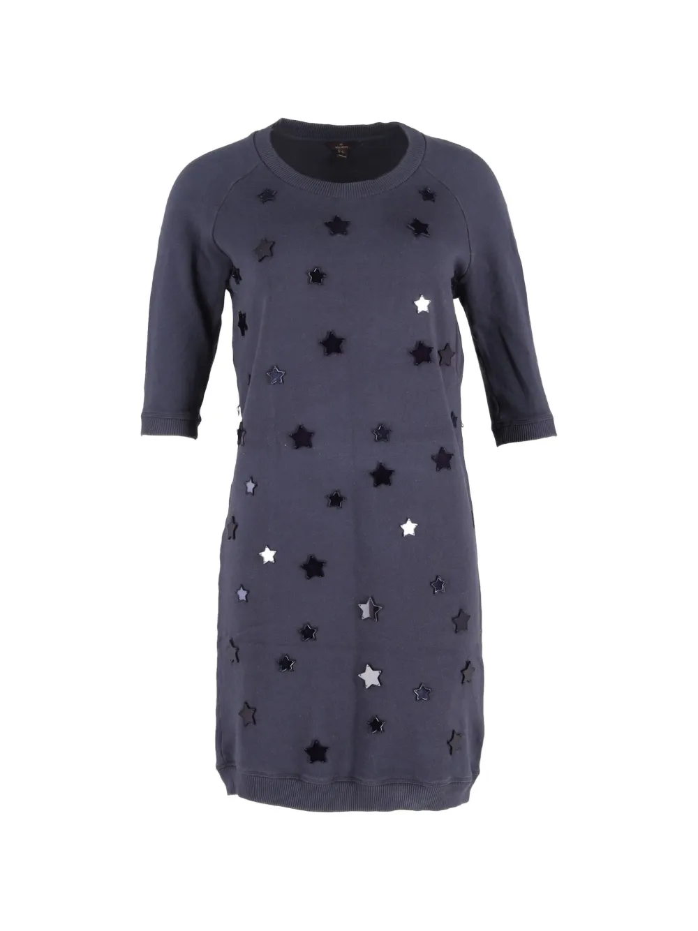 Mulberry Pre-Owned star-embellished mini dress - Blu