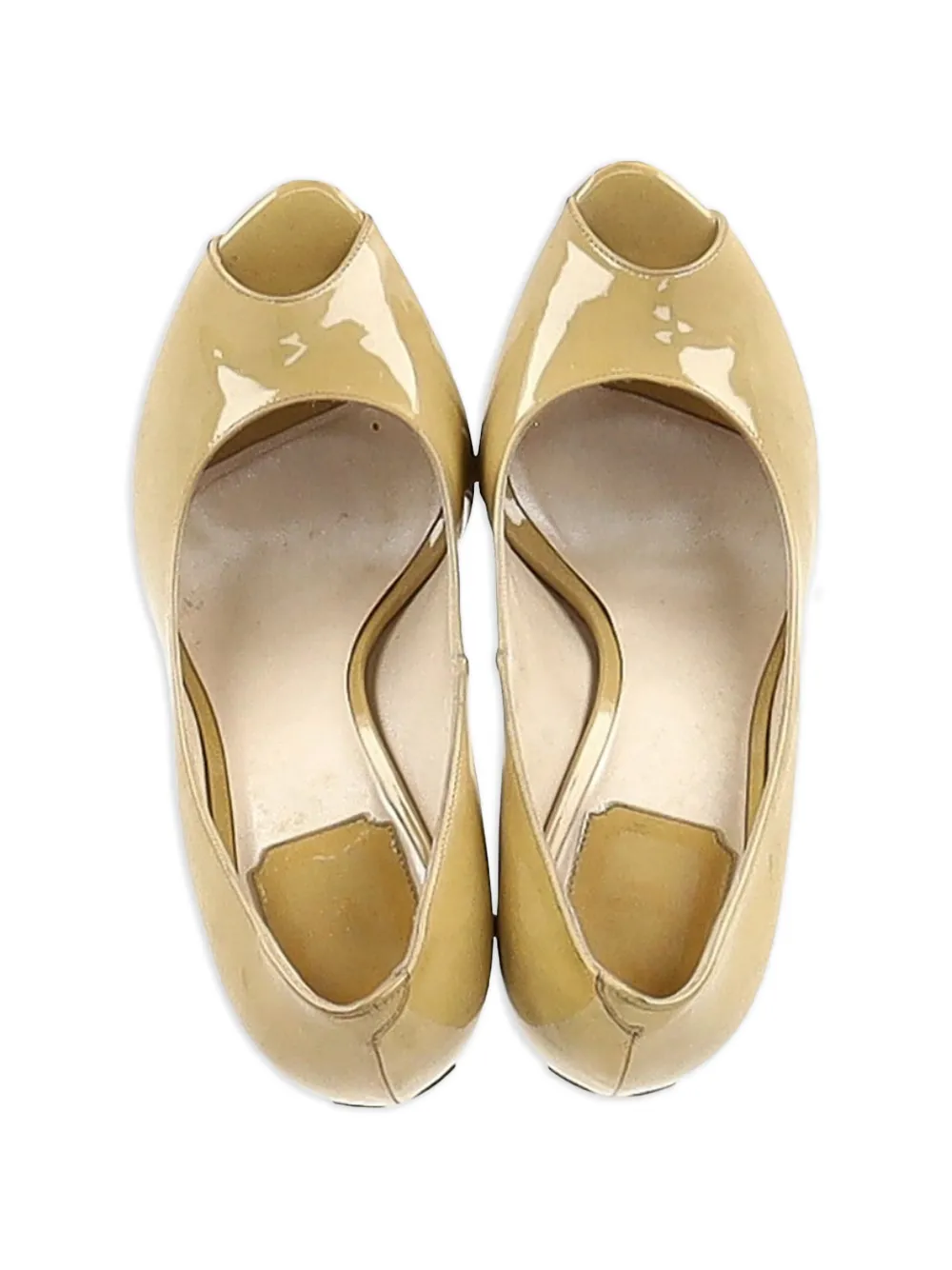Peep-Toe Patent-Leather Pumps