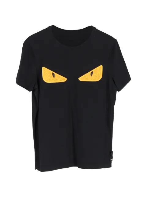 Fendi Pre-Owned camiseta estampada con cuello redondo