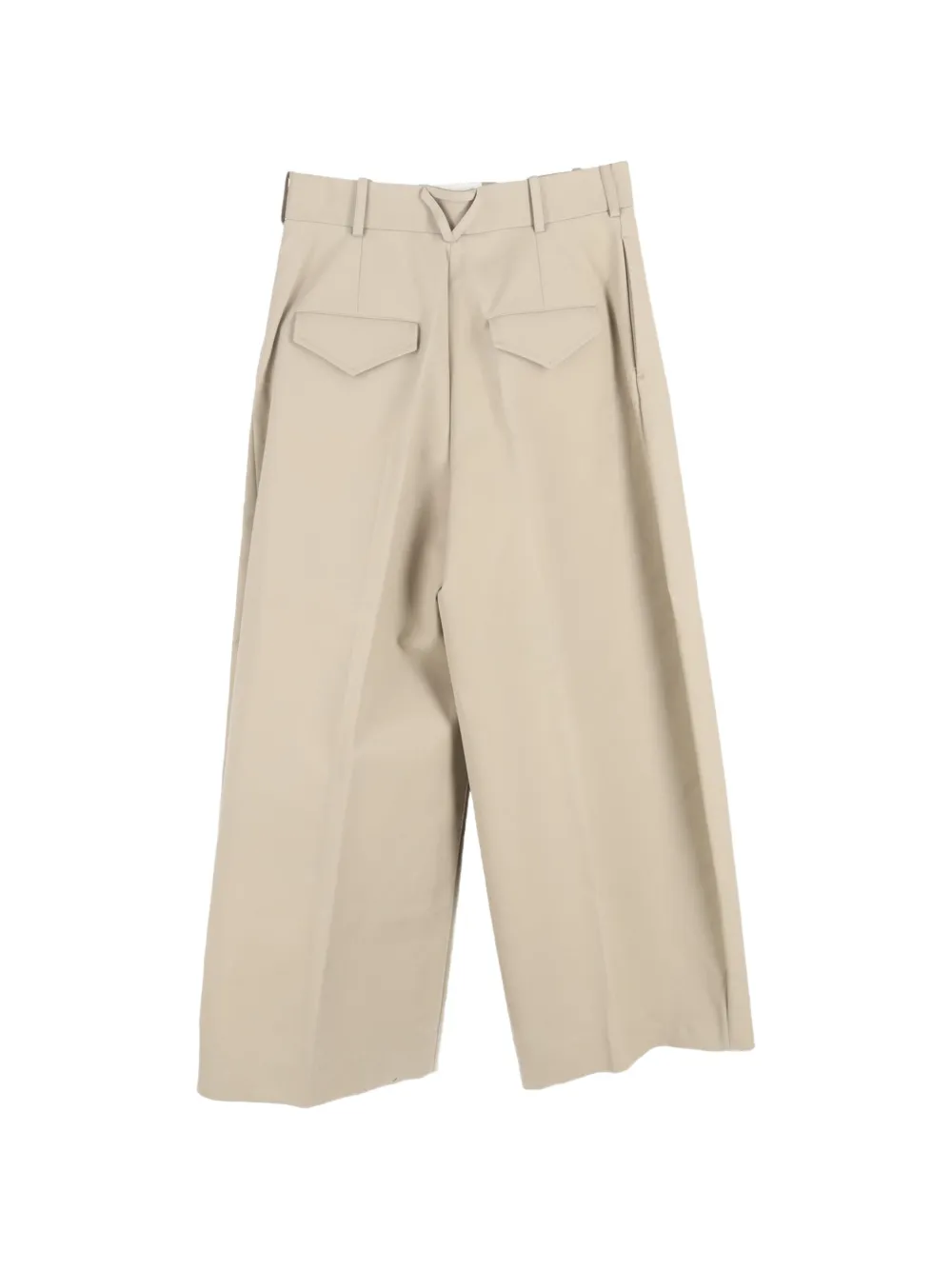 Bottega Veneta Pre-Owned beige wide-leg trousers