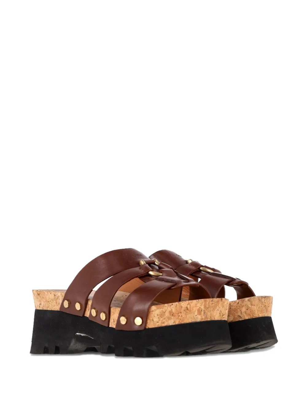 Chlo&eacute; Vintage Owena sandals - Bruin