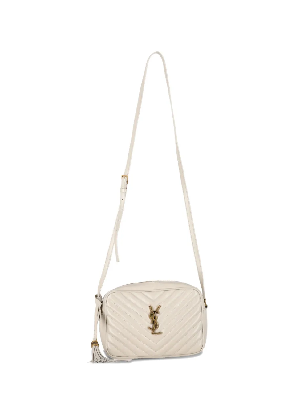 Saint Laurent Pre-Owned Lou cross body bag - Toni neutri