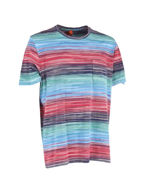 Missoni Pre-Owned T-shirt med brystlomme og tryk