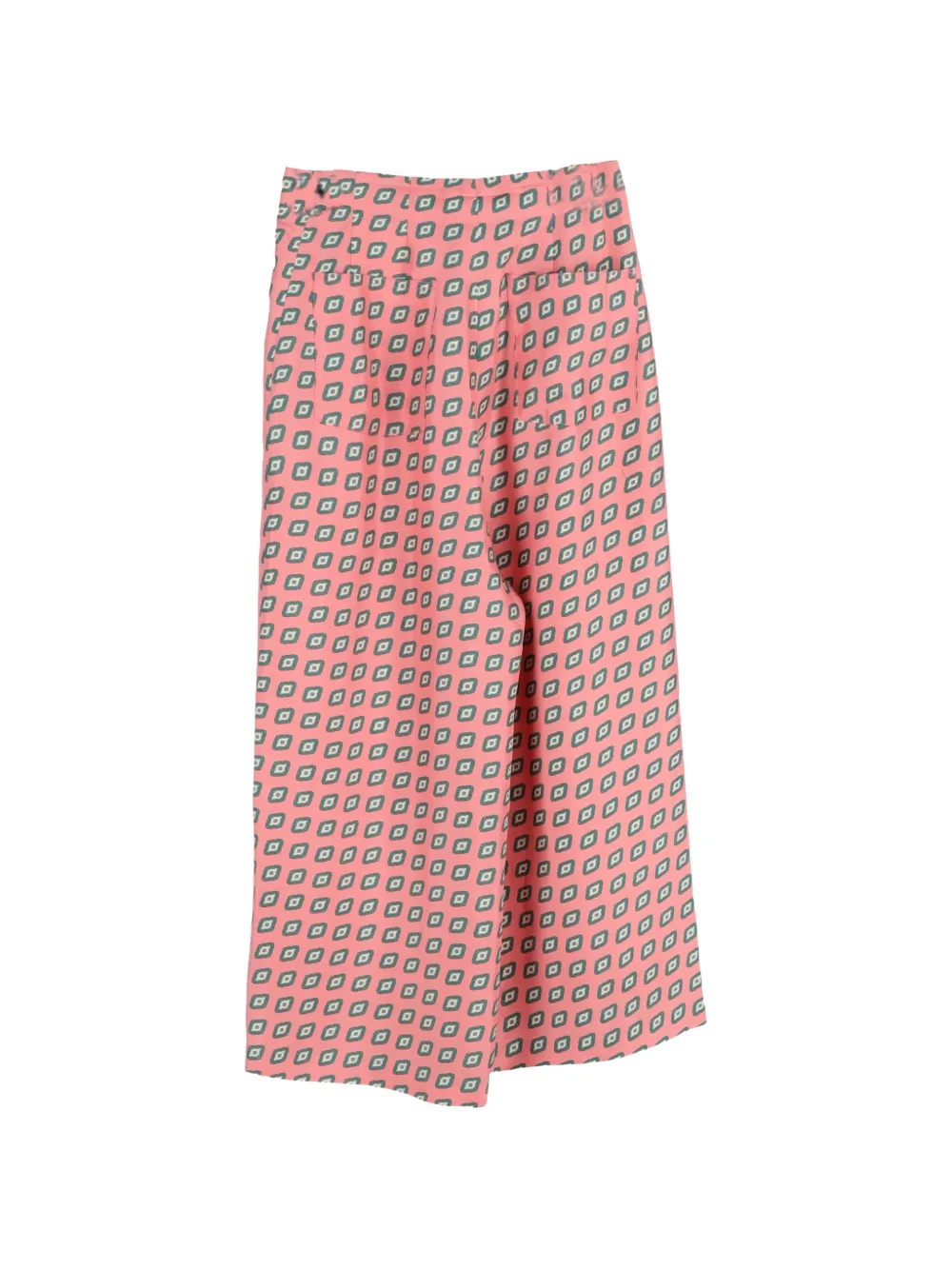 Etro Vintage printed wide-leg trousers - Roze