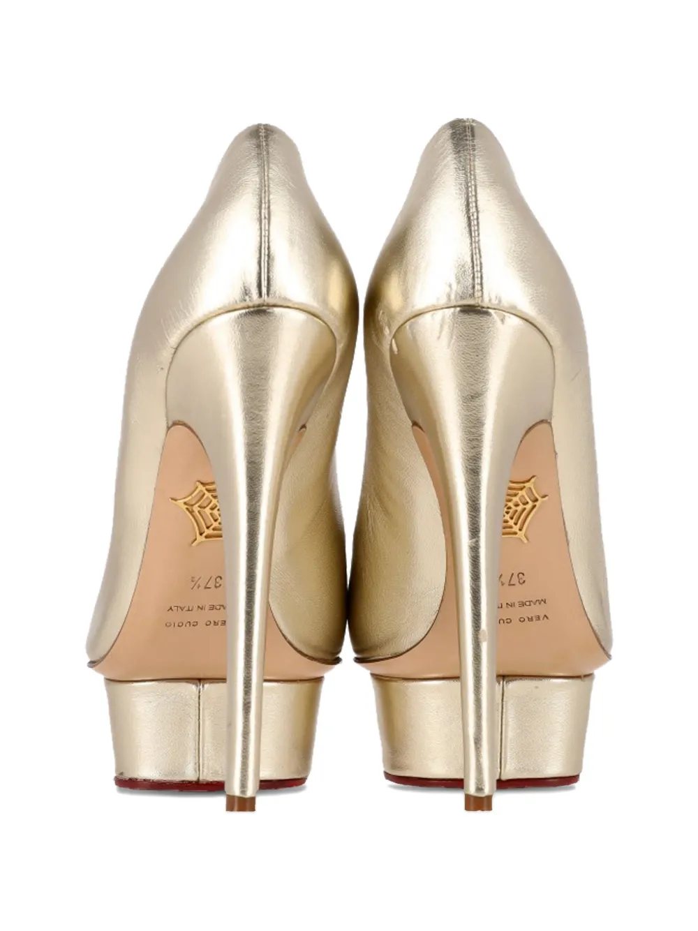 Charlotte Olympia Dolly platform pumps - Goud