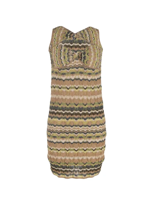 Missoni Cutout Mini Dress - Neutrals Missoni Cutout Mini Dress - Neutrals