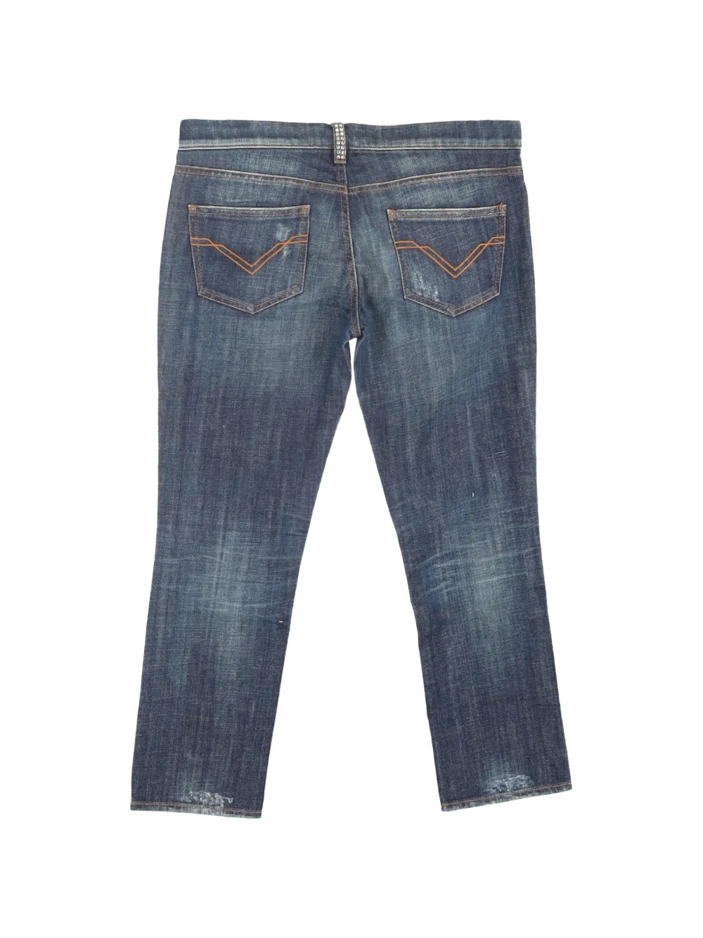 Valentino Garavani Pre-Owned distressed jeans - Blauw