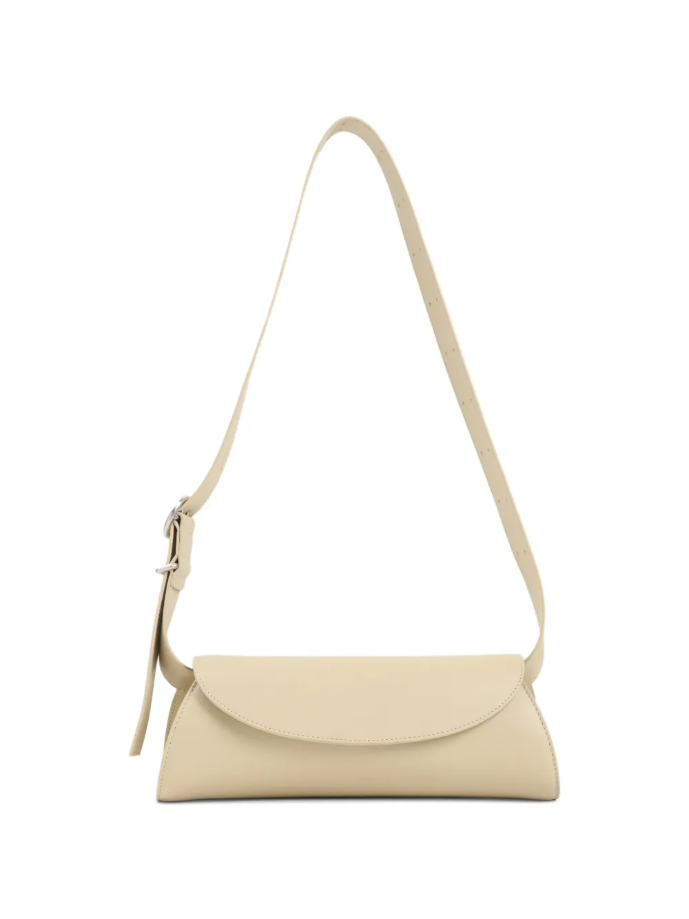 Jil Sander small Cannolo foldover-top shoulder bag - Neutrals