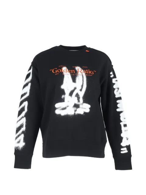 Off-White Pre-Owned long-sleeve cotton sweatshirt