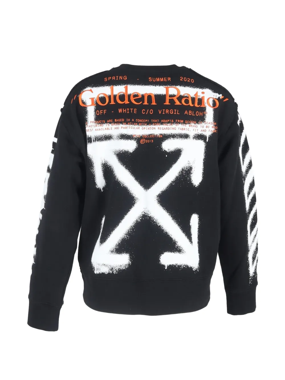 long-sleeve cotton sweatshirt
