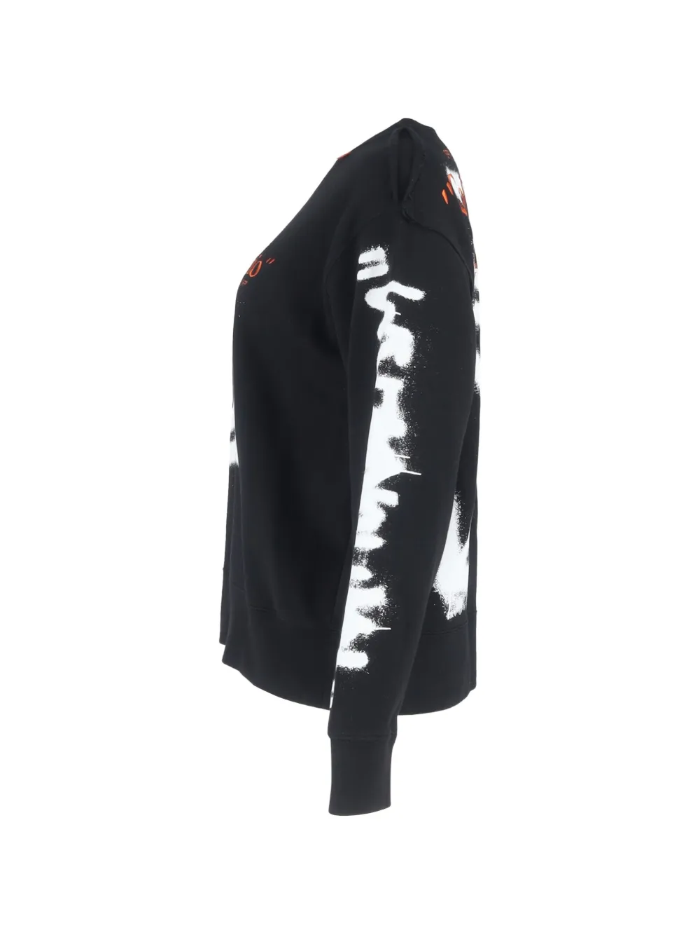 long-sleeve cotton sweatshirt