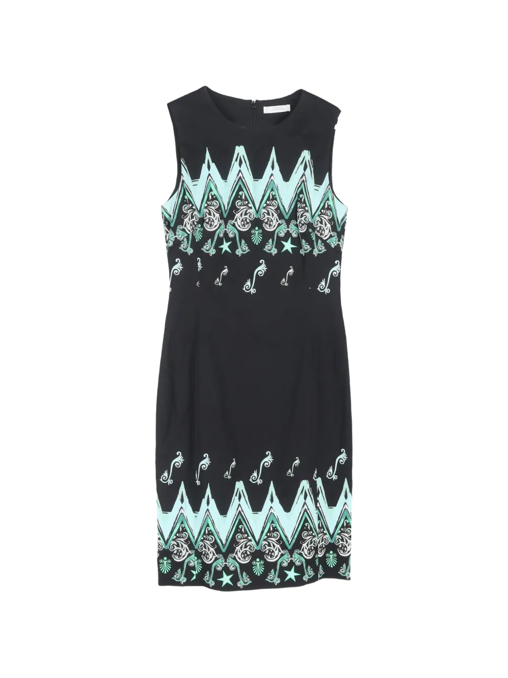 Versace Pre-Owned printed mini dress - Nero