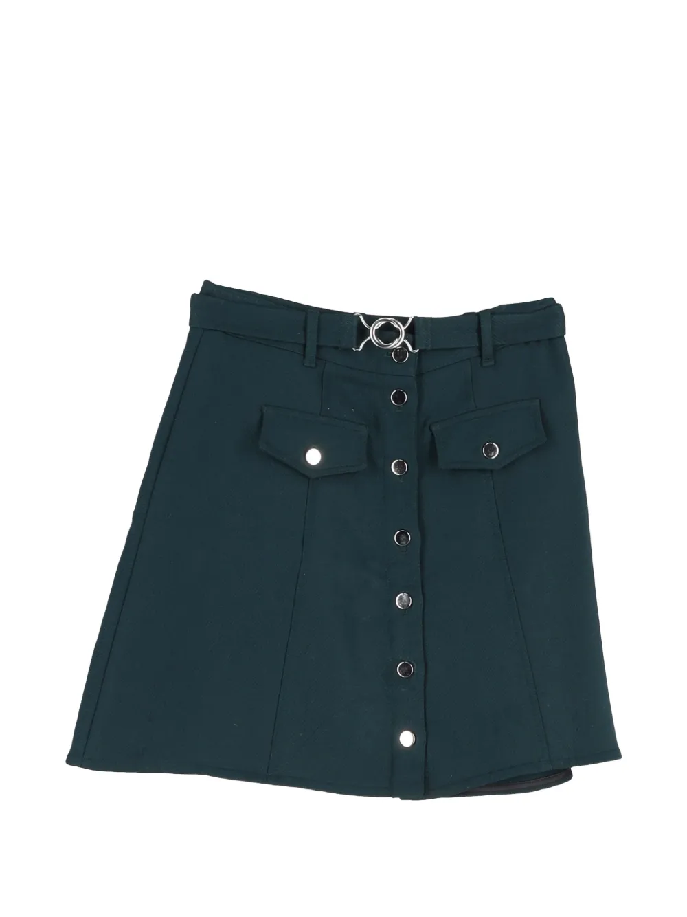 Maje buttoned mini skirt - Verde