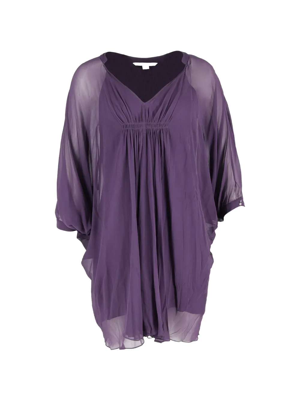 Diane Von Furstenberg Vintage fleurette mini dress - Purple