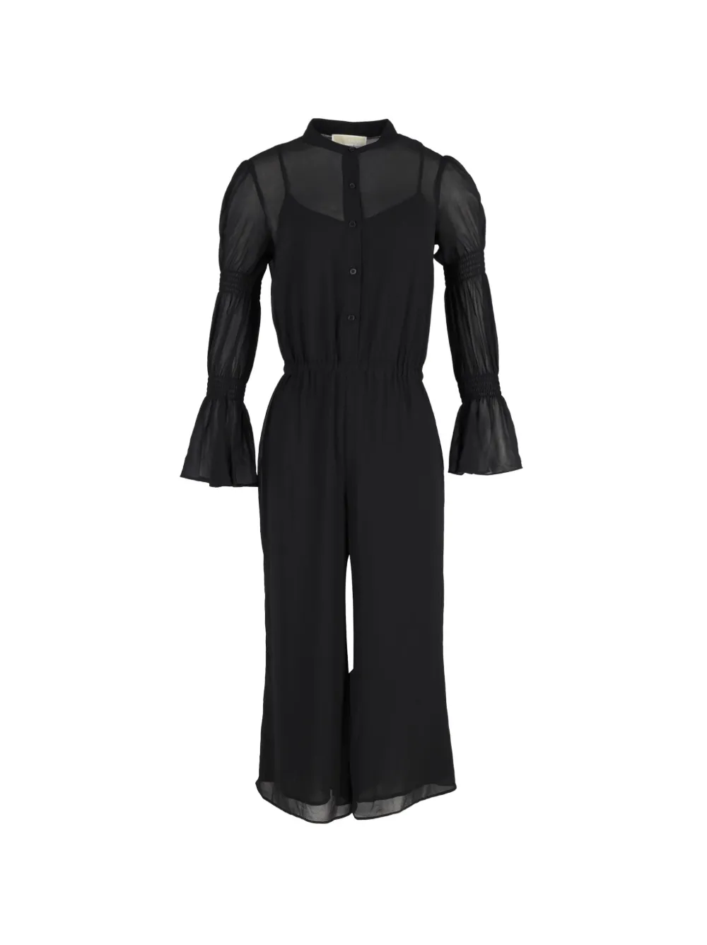 Michael Kors Vintage gathered sleeve jumpsuit - Nero