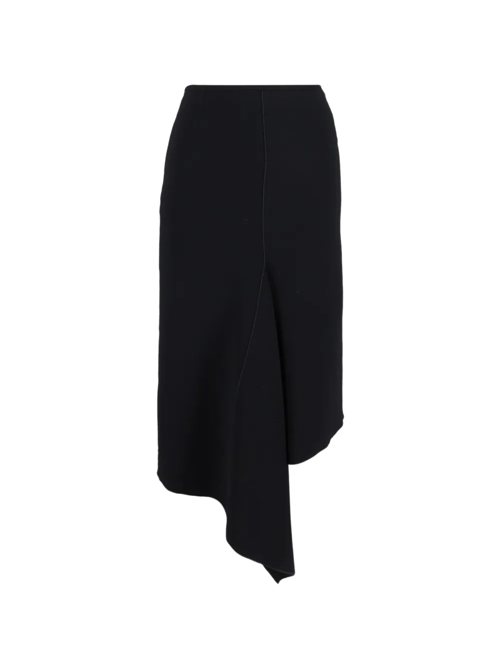Dion Lee asymmetric midi skirt - Nero