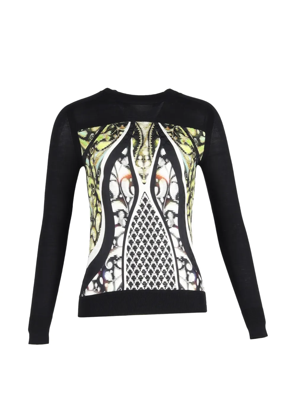 Peter Pilotto printed wool sweater - Nero