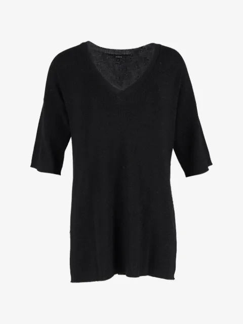 JOSEPH lurex V-neck T-shirt