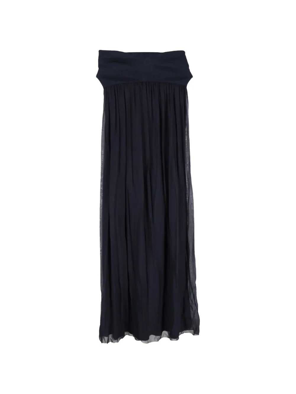Diane Von Furstenberg Vintage strapless maxi dress - Blu