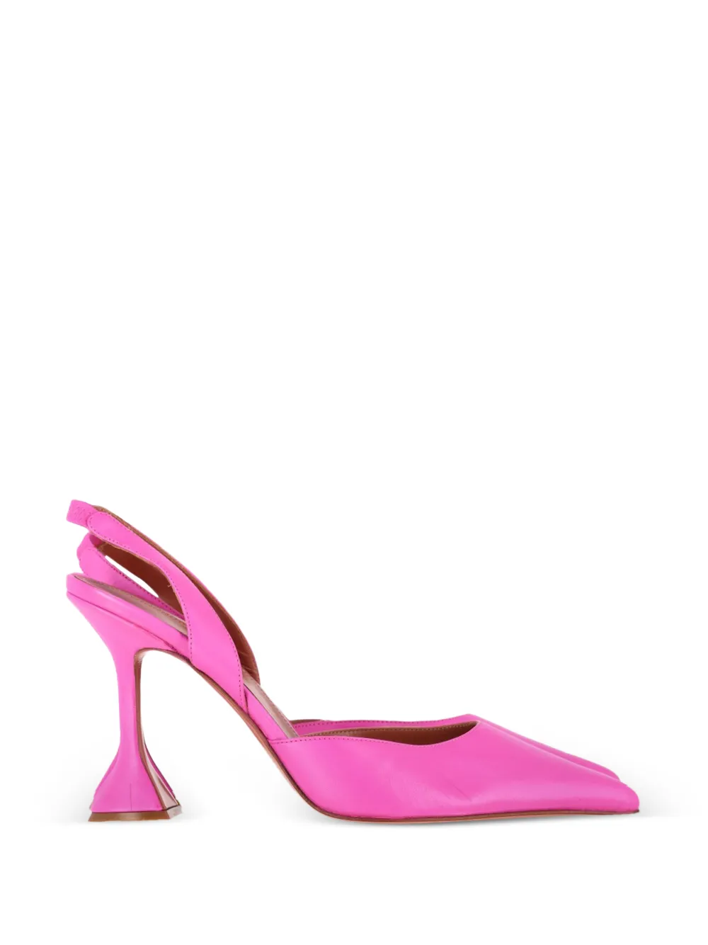 Amina Muaddi Holli flared-heel sandals - Rosa