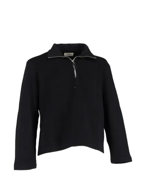 Mr P. ribbed half-zip sweater