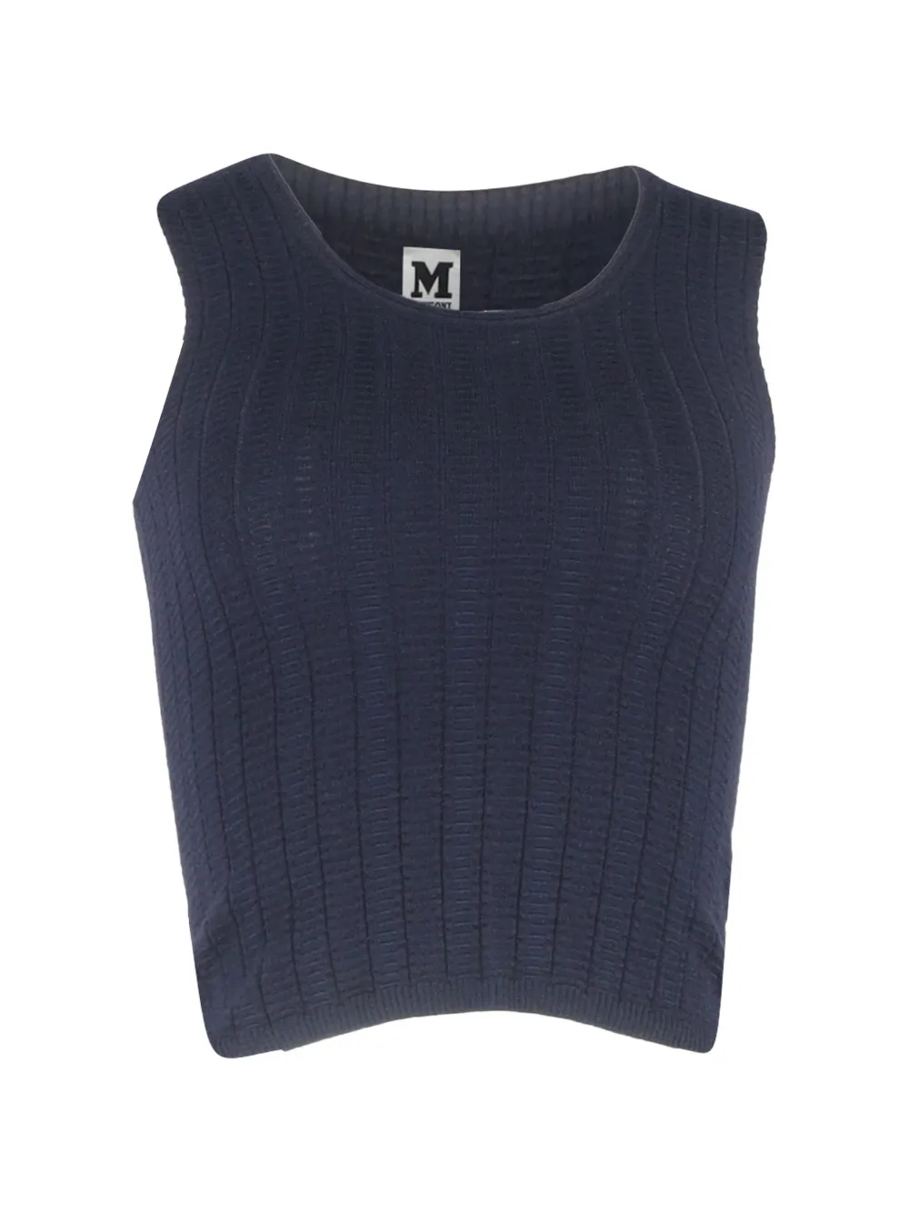 Missoni Pre-Owned knitted tank top - Blu