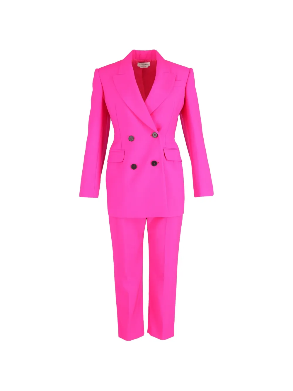 Alexander McQueen Pre-Owned Completo due pezzi doppiopetto - Rosa