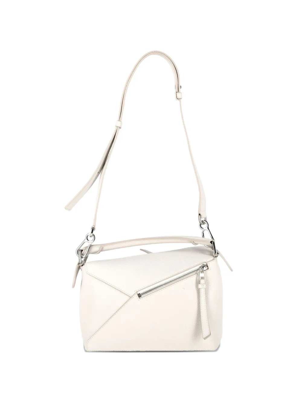 Loewe Pre-Owned small Puzzle tote bag - Bianco