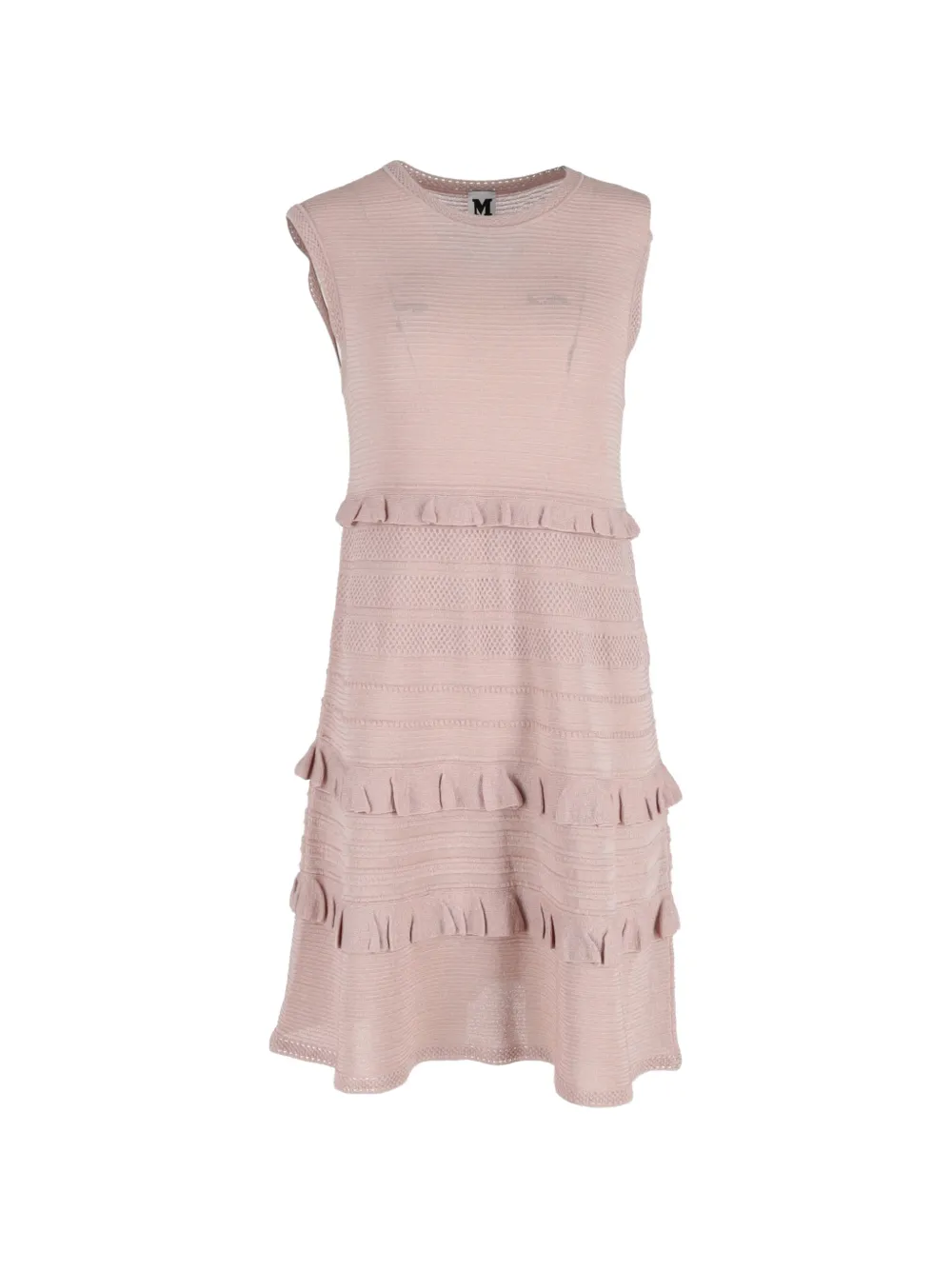 M Missoni Vintage tiered sleeveless dress - Rosa