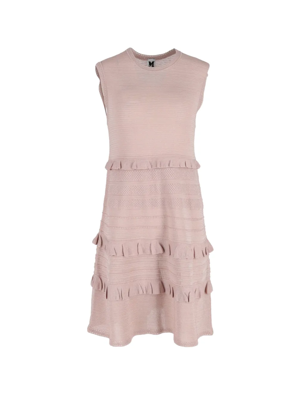 M Missoni Vintage tiered sleeveless dress - Rosa