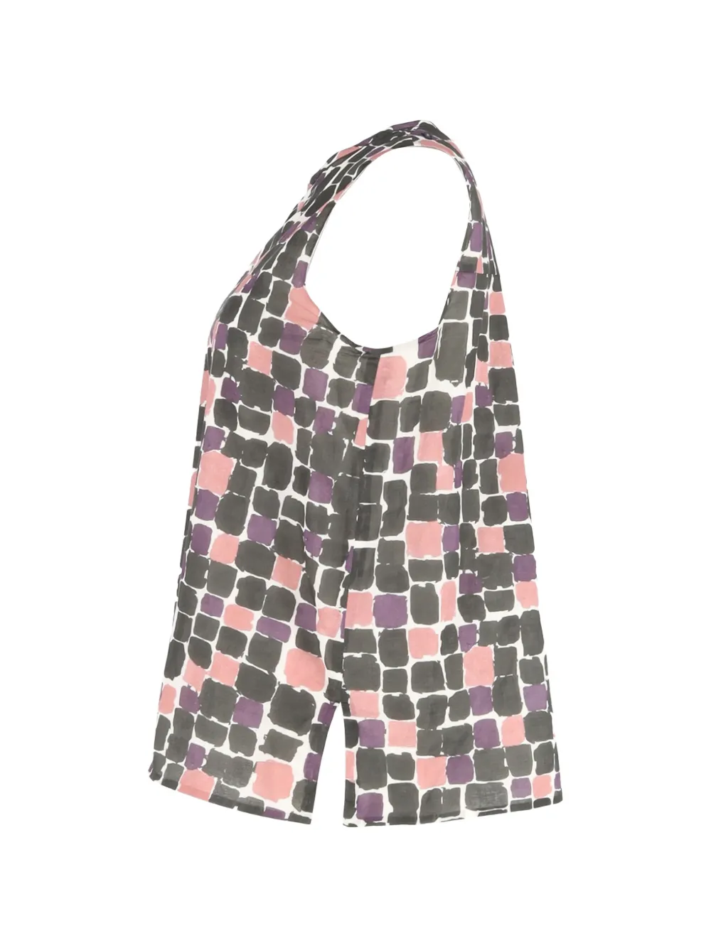 Printed Sleeveless Blouse