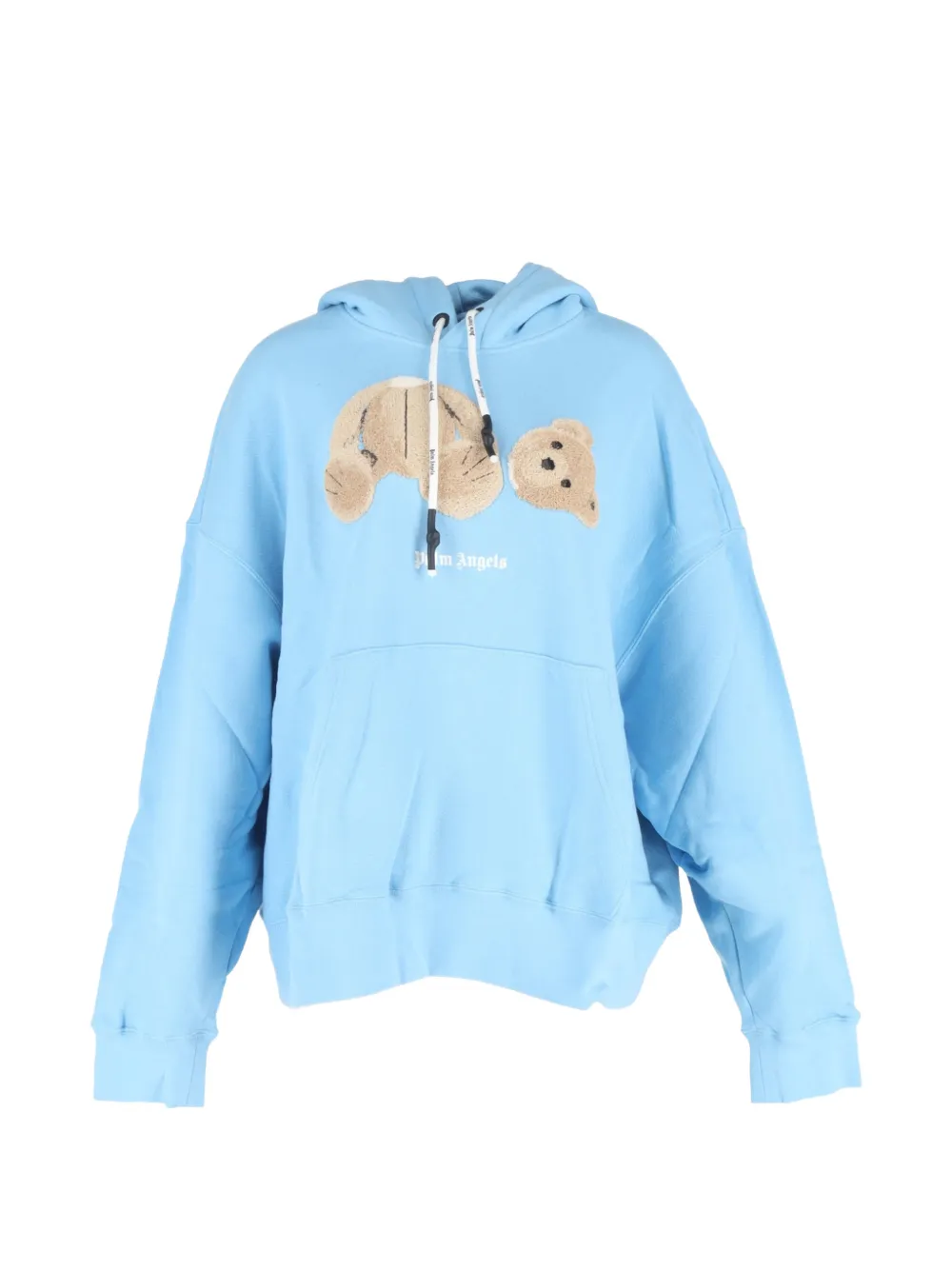 Palm Angels bear graphic hoodie - Blu