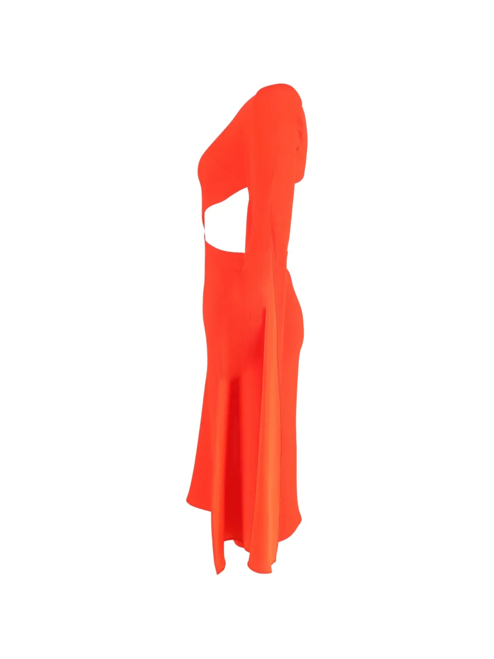 Alex Perry cape-effect cut-out mini dress - Rood