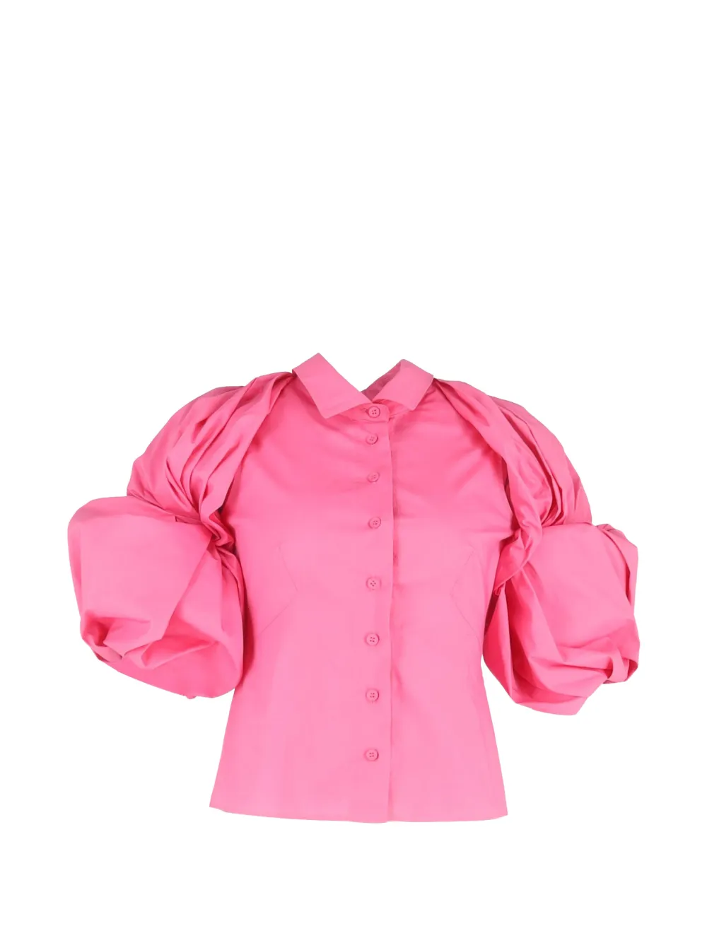 Jacquemus Pre-Owned La Chemise Maraca puff-sleeves shirt - Rosa