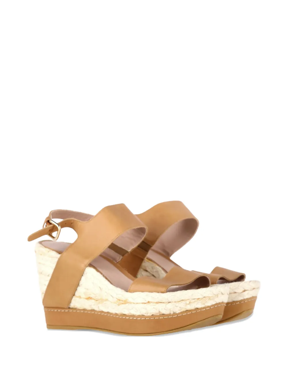 Stuart Weitzman wedge sandals - Beige