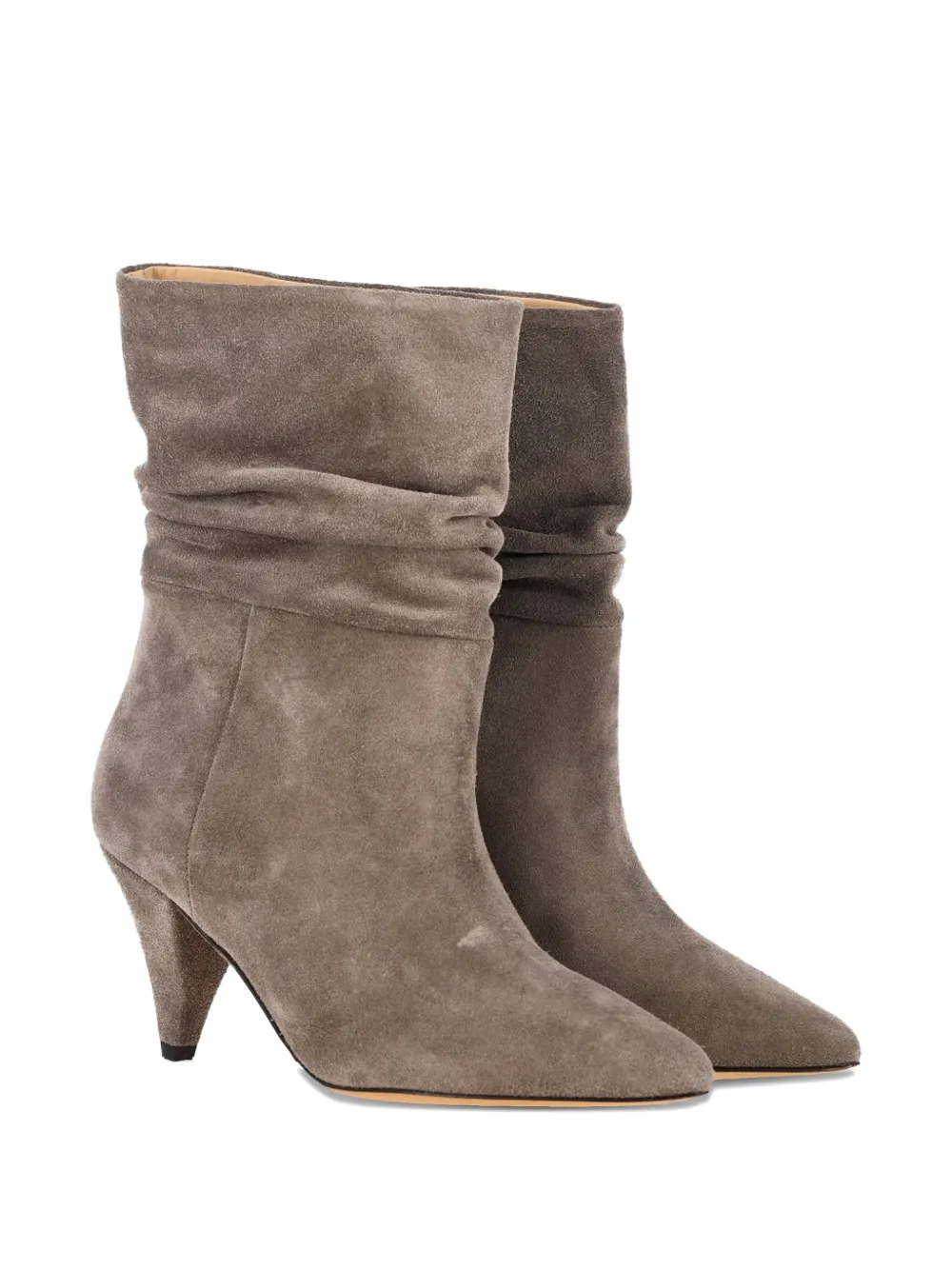 IRO Theke pointed-toe ankle boots - Grijs