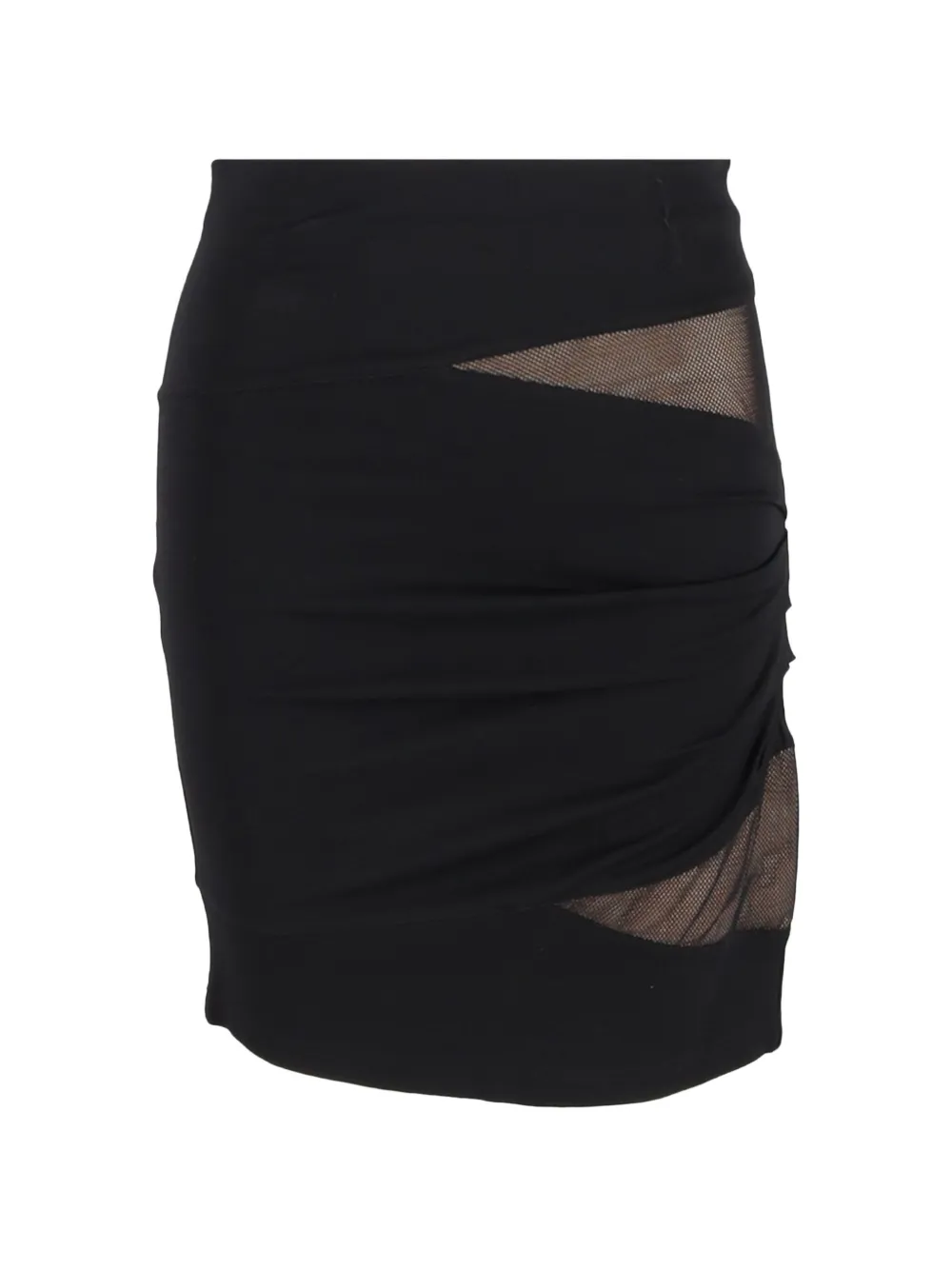 Pre-Owned Alexander Wang sheer-details mini skirt - Zwart