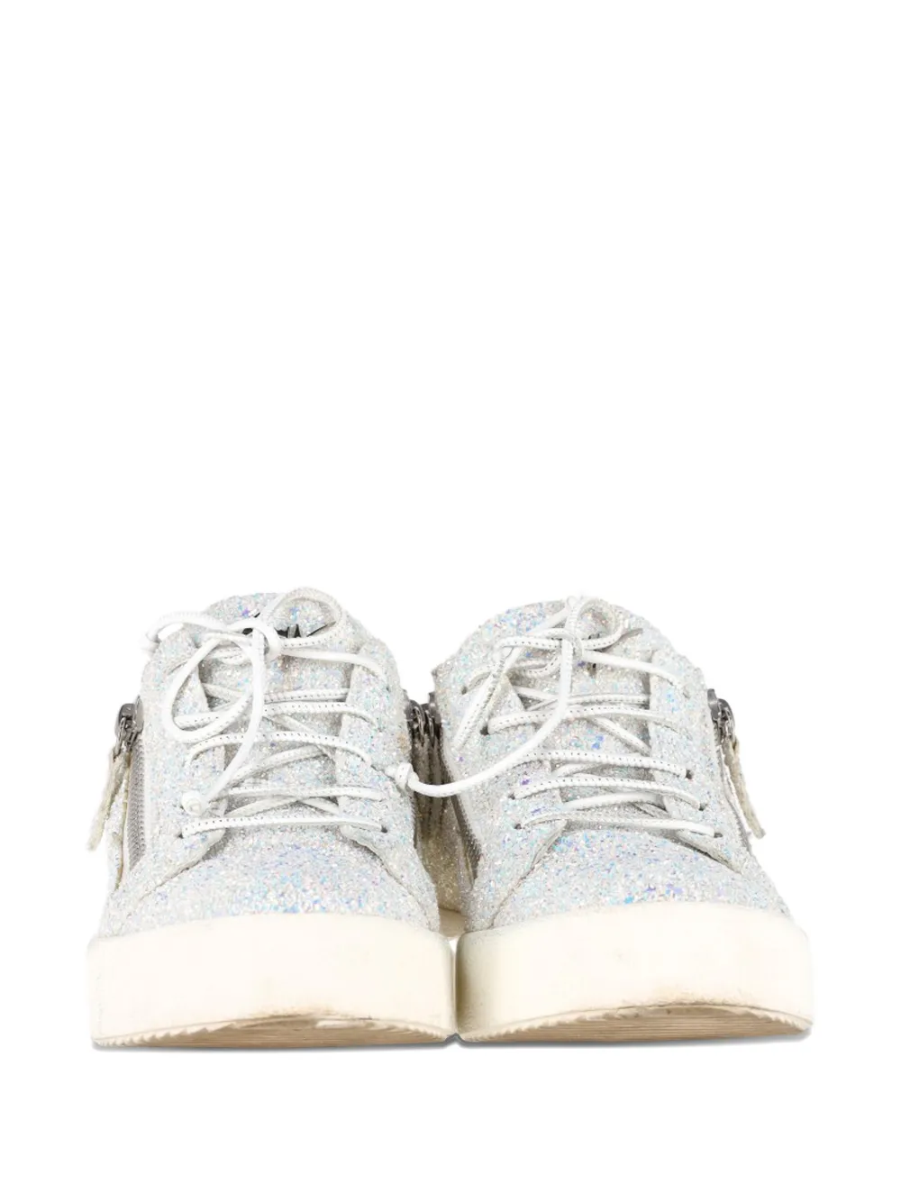 May London Glitter Zip Sneakers