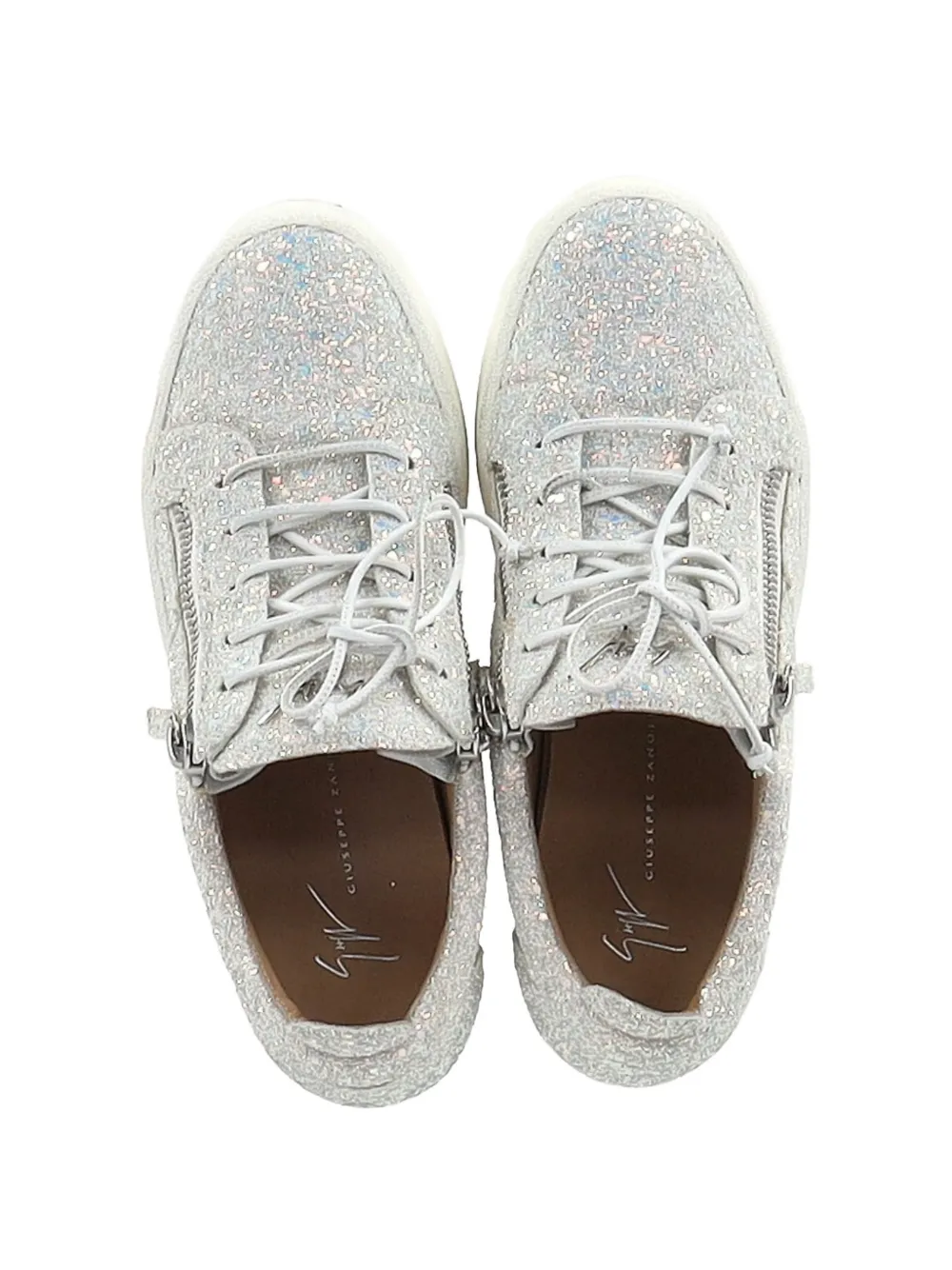 May London Glitter Zip Sneakers