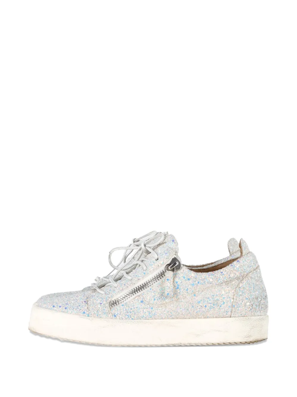 May London Glitter Zip Sneakers